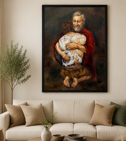 Designer (1) The Prodigal Son – Framed Canvas Print