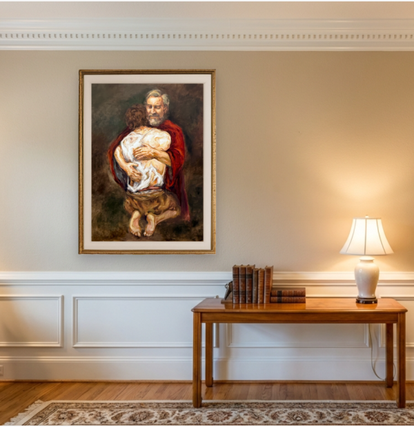 mockup The Prodigal Son – Framed Canvas Print