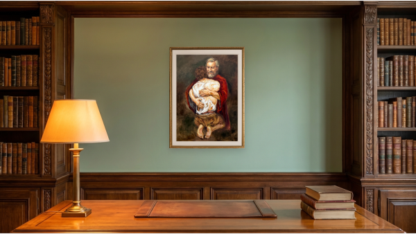 mockup1 The Prodigal Son – Framed Canvas Print
