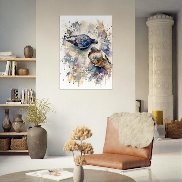 2 Cozy Companions - Fine Art Poster