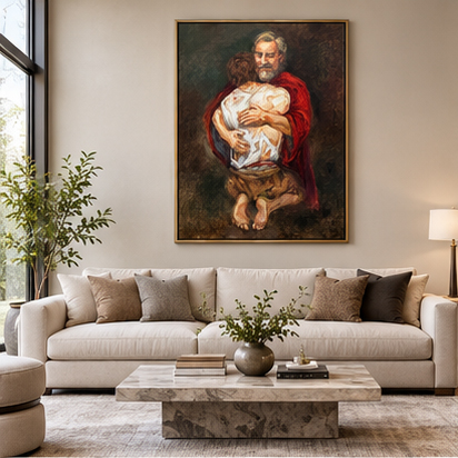 The Prodigal Son - Framed Canvas