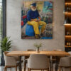 The Old Fisherman - Canvas