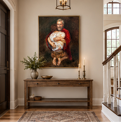 The Prodigal Son - Framed Canvas
