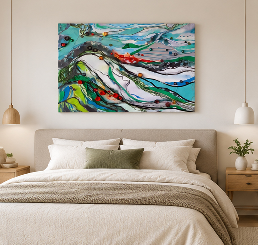 Threads of the River Valley – Wood Prints