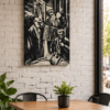 The Street Musicians - Aluminum Print