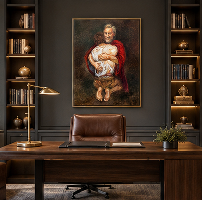 The Prodigal Son - Framed Canvas