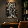 The Street Musicians - Aluminum Print