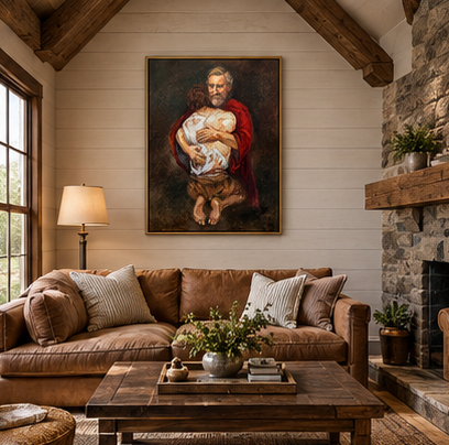 The Prodigal Son - Framed Canvas