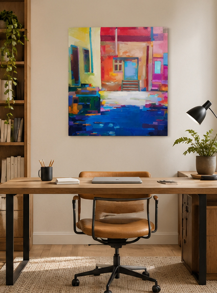 5 Colors of Thessaloniki - Fine Art Poster
