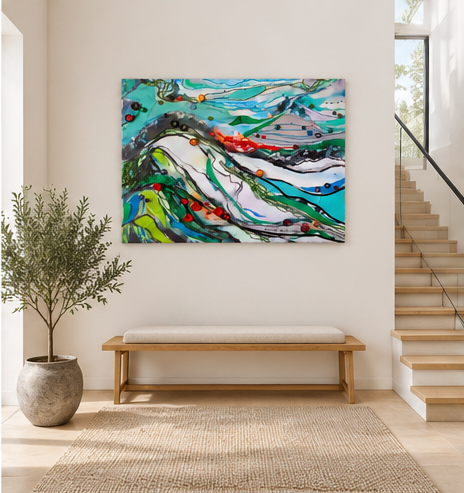 Threads of the River Valley – Wood Prints